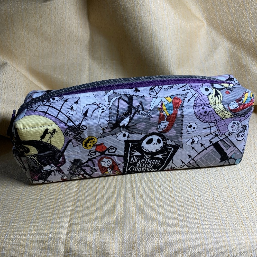 Nightmare Before Christmas Double Zipper Pouch by MoaniBags808